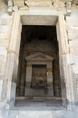 Stone entrance to the temple.