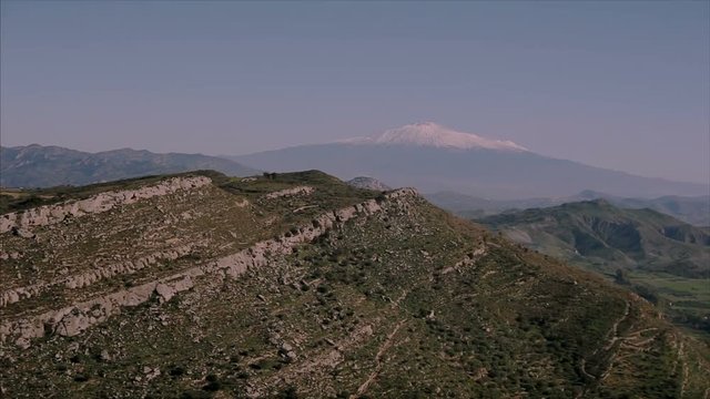 View of Etna volcano, Sicily