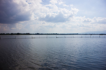 phayao Lake with cloud 