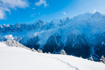 Mont Blanc winter