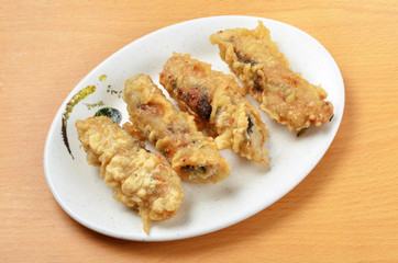 Famous Tainan food crispy oyster rolls, Taiwan