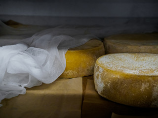close up view of cheese rolls on baking paper