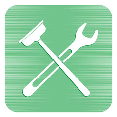 Plumbing work symbol icon