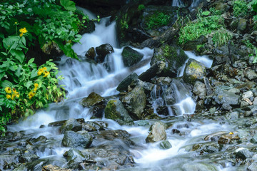 Small waterfall in Abkhazia