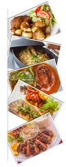  assortiment de plats cuisinés 