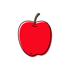 Apple icon vector illustration