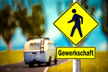 Schild 309 - Gewerkschaft