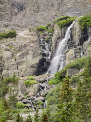 Beautiful landscape along The Sky Pond trail
