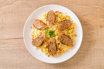 Fried Rice with Notrhern Thai Spicy Sausage
