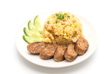 Fried Rice with Notrhern Thai Spicy Sausage