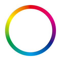 背景　円　レインボー