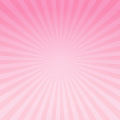 Abstract soft Pink gradient rays background. Vector