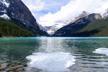 Beautiful lake Louise, Banff National Park, Alberta, Canada