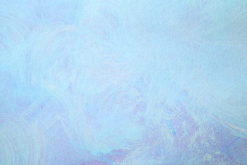 Fototapeta premium Abstract grunge blue painting background. Artistic brushstroke texture background. Hand painted gouache background.