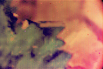 Macro shot of a smart phone screen
