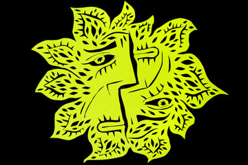 Лесные духи.Искусство вырезать из бумаги.