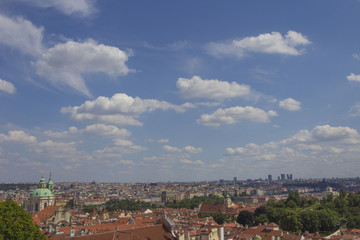Fototapeta na wymiar Panoramablick auf Prag