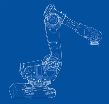Robotic Arm Blueprint Images Browse 2,352 Stock Vectors, and | Adobe Stock