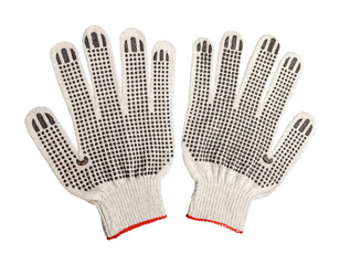 Protective working cotton gloves