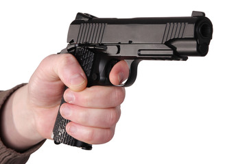 gun in hand