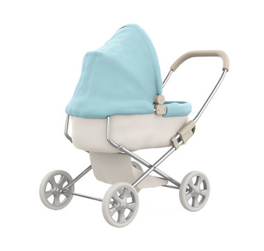 Baby Stroller Isolated