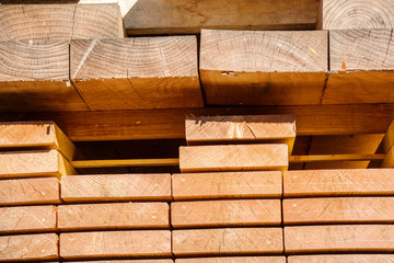 oak planks cut after transformation