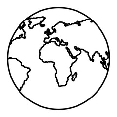 world planet earth icon