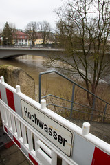 Donauhochwasser in Munderkingen am 24. Januar 2018