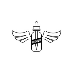 personal vaporizer e-cigarette e-juice liquid wing art