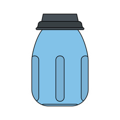 Salt bottle isolated icon vector illustration graphic design