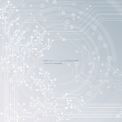 Circuit board, technology background. Vector illustration. EPS 10.