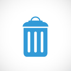 Garbadge can vector icon