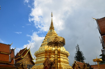Fototapeta premium Wat Phra That Doi Suthep Chiangmai Thailand