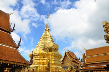 Fototapeta premium Wat Phra That Doi Suthep Chiangmai Thailand