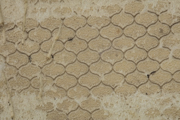 bizarre Styrofoam background, closeup on pattern