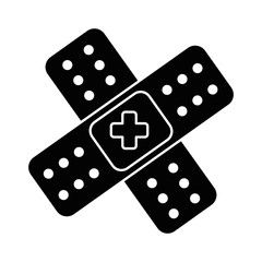 cure band isolated icon