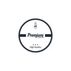 personal vaporizer e-cigarette e-juice liquid label badge set