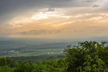 Fototapeta na wymiar Panoramic view of Stavropol region