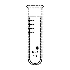 tube test isolated icon vector illustration design