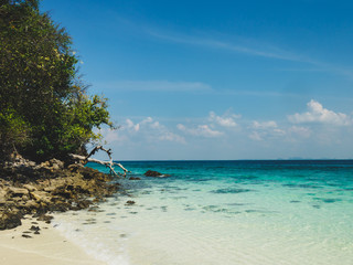 Beautiful Seascape, beauty in Nature at a beach in Krabi, Thailand