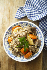 Traditional Irish stew