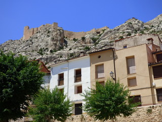 Fototapeta na wymiar Castellote, pueblo de Teruel situado en la comarca turolense del Maestrazgo, en España.