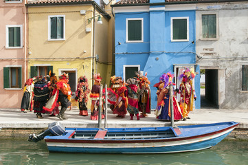 Fototapeta na wymiar carnival in Venice.