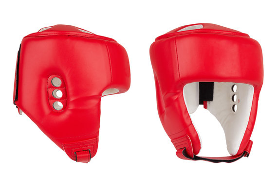 boxing helmet isolated
