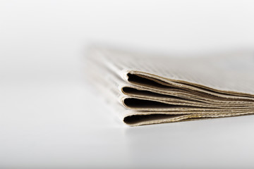 newspaper close up