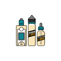 personal vaporizer e-cigarette e-juice liquid plastic bottle