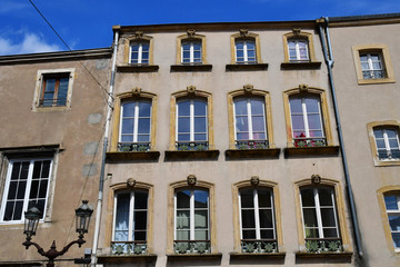 Metz, France - july 25 2016 : picturesque old city in summer