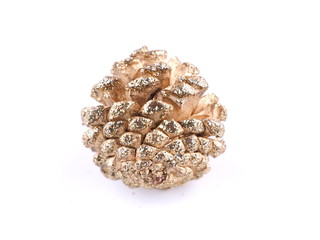 Christmas tree decoration on a white background