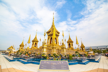 The royal funeral pyre King Rama 9 King of Thailand's beloved and the world.