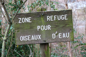 Zone Refuge pour Oiseaux d'Eau